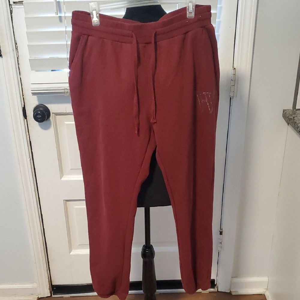 Houston White Men's Burgundy Sweatpants